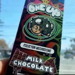 One Up Milk Chocolate Bars For Sale | Shrooms Bars